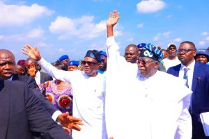 President-Elect, Bola Tinubu arrives Rivers State for inauguration of some projects