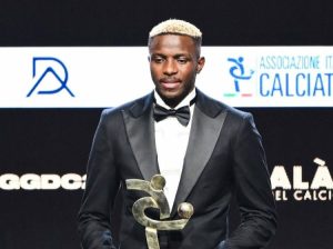 Victor Osimhen Wins Italian Footballers’ Association Footballer Of The Year Award