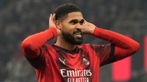 English midfielder Ruben Loftus-Cheek scores twice as AC Milan beat Rennes in first leg in Europa League knockout round play-off tie