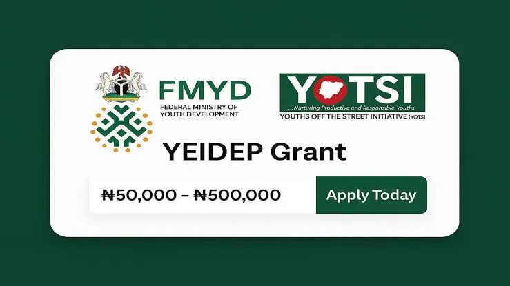 FG Reopens YEIDEP Portal for Youths to Apply for Business Grants Up to N500,000